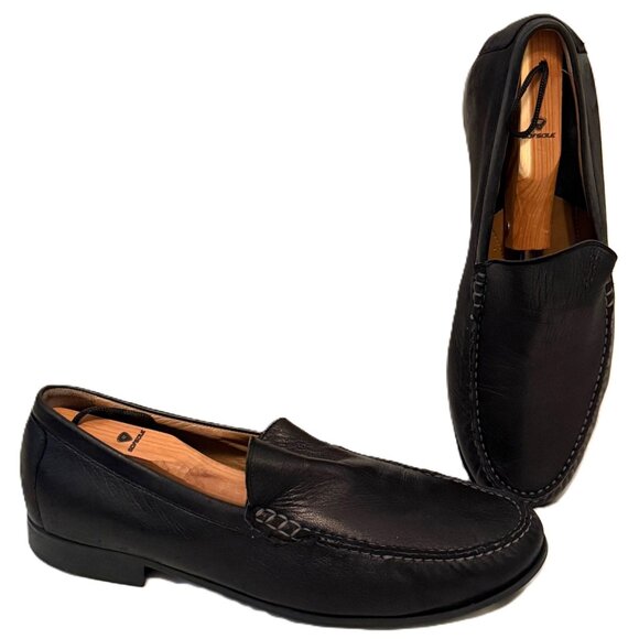 Johnston & Murphy Cresswell Venetian 208471 Slip On Loafers Size 10 M Black main image 7